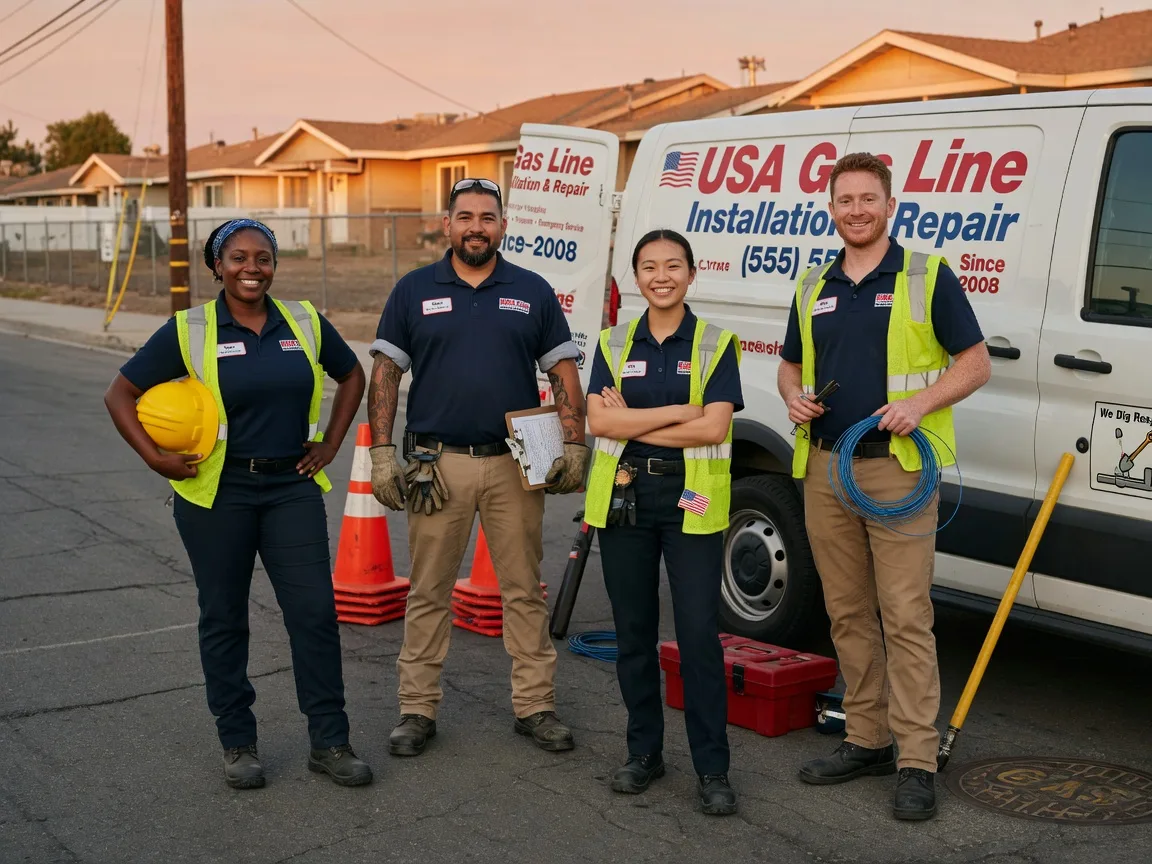 Gas Line Installation company in Streetman, TX